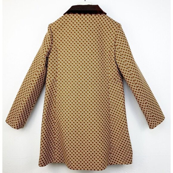 NWT Gucci Kids Wool Coat In Brown Size 10 - Picture 3 of 12